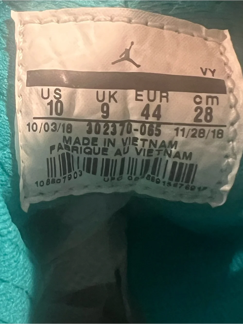 Jordan 9 Retro “Dream It Do It” Men’s Size 10